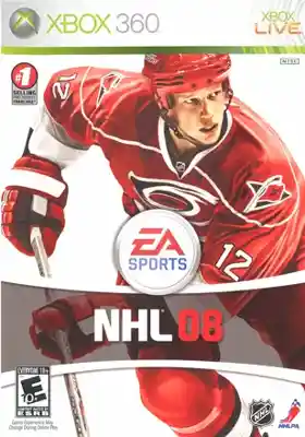 NHL 08 (USA) box cover front